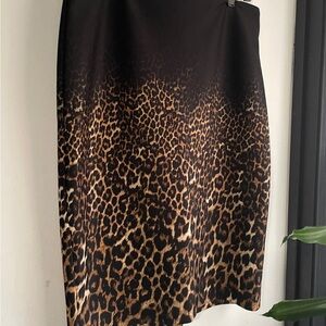 Leopard Print Women's Skirt